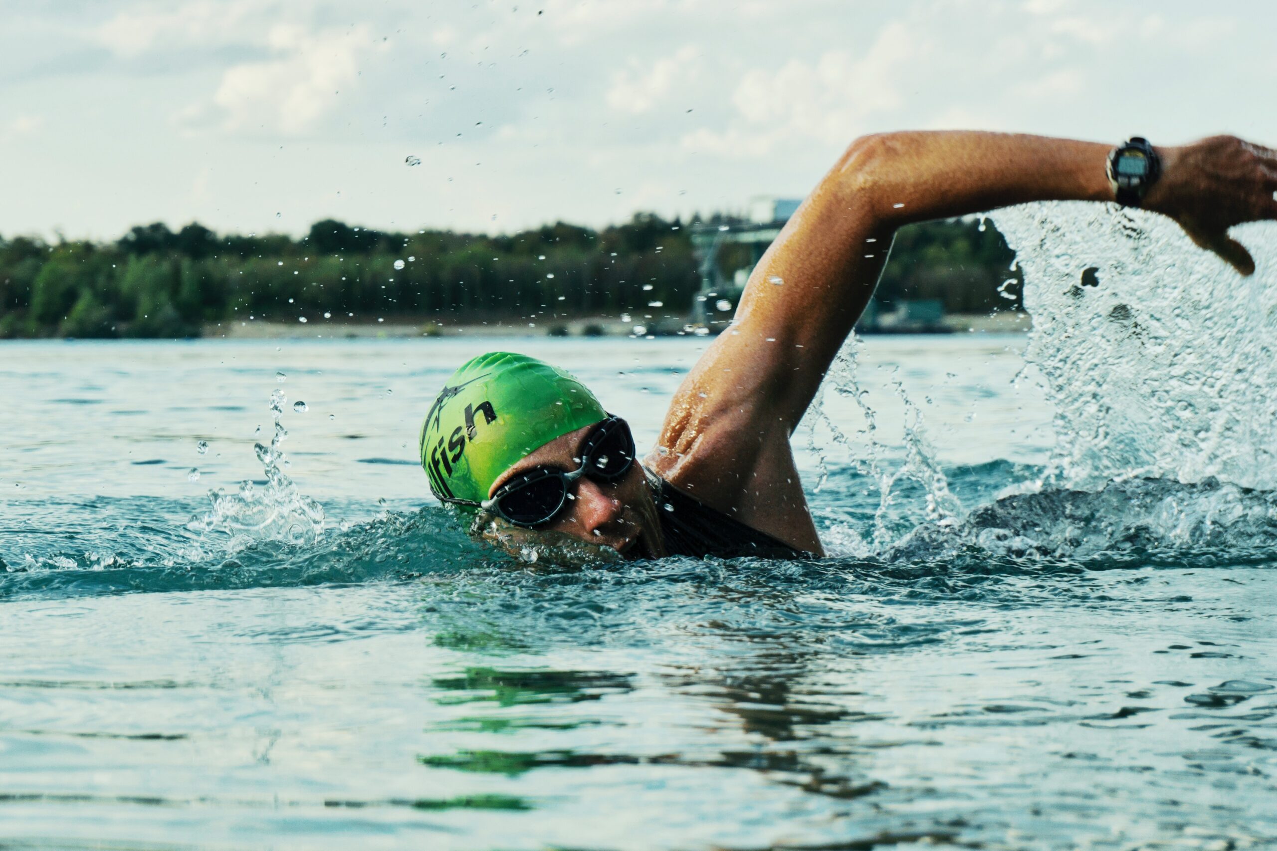 Open water swimmer